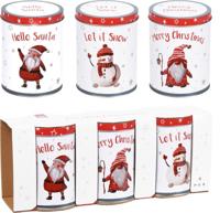 Storage Tin Set/3Pcs X-Mas - Nampook
