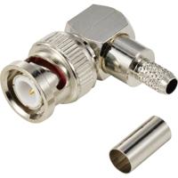 TRU COMPONENTS TC-12885940 BNC-connector Stekker, haaks 50 Ω 1 stuk(s)