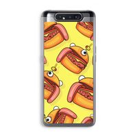 Hamburger: Samsung Galaxy A80 Transparant Hoesje