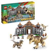 LEGO Jurassic Park bezoekerscentrum: T. rex & Raptor aanval 76961 - thumbnail