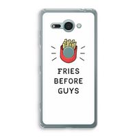 Fries before guys: Sony Xperia XZ2 Compact Transparant Hoesje