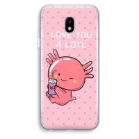 Love You A Lotl: Samsung Galaxy J3 (2017) Transparant Hoesje