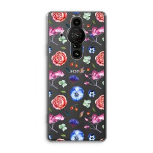 Bloemetjes: Sony Xperia Pro-I Transparant Hoesje