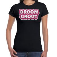 Song T-shirt voor festival - droom groot - Europa - zwart - dames - Joost - supporter/fan shirt