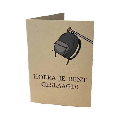 'Aardkaart 'Hoera je bent geslaagd'' kopen? | FOR YOU GIFTS