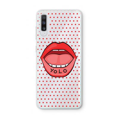 Yolo Denise: Samsung Galaxy A70 Transparant Hoesje