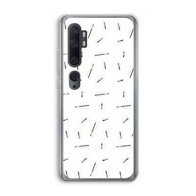 Hipster stripes: Xiaomi Mi Note 10 Transparant Hoesje