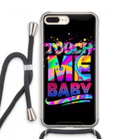 Touch Me: iPhone 8 Plus Transparant Hoesje met koord