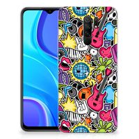 Xiaomi Redmi 9 Silicone Back Cover Punk Rock - thumbnail