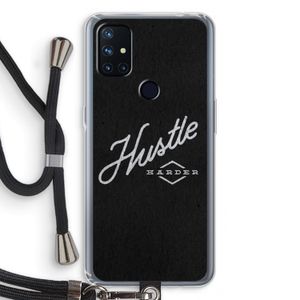 Hustle: OnePlus Nord N10 5G Transparant Hoesje met koord