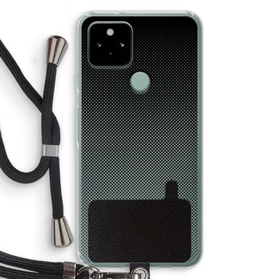 Musketon Halftone: Pixel 5 Transparant Hoesje met koord