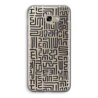 Moroccan Print: Samsung Galaxy A5 (2017) Transparant Hoesje