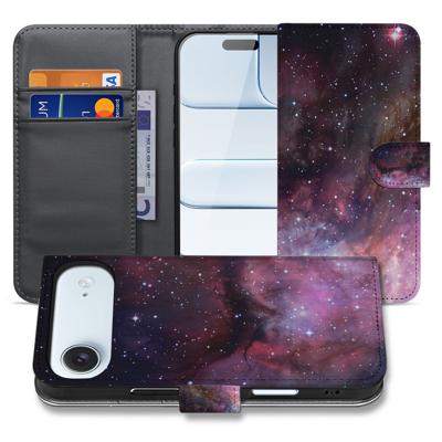 Book Case Hoes Apple Iphone Air Heelal Design