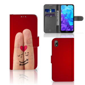 Huawei Y5 (2019) Wallet Case met Pasjes Liefde - Origineel Romantisch Cadeau