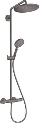 Hansgrohe Croma Select S regendoucheset EcoSmart rond Ø28cm Brushed black chrome