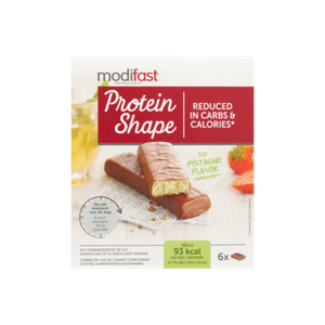 Modifast Protein Shape Bar Pistachio Flavor 6 x 27 g bij Jumbo