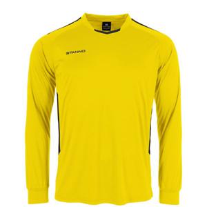Stanno 411004 First Long Sleeve Shirt - Yellow-Black - 2XL