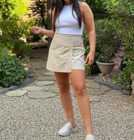Only Onlfelis Mw Wrap Skort Pnt Skort Pebble Only Onlfelis Mw Wrap Skort Pnt Skort Pebble