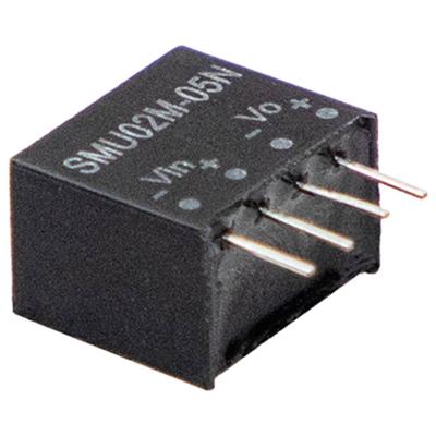 MW Mean Well SMU02N-03N DC/DC-converter 0.6 A Aantal uitgangen: 1 x Inhoud 1 stuk(s)