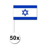 Zwaaivlaggetjes Israel 50 stuks   -