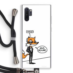 GSM secure: Samsung Galaxy Note 10 Plus Transparant Hoesje met koord