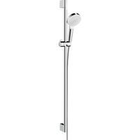 Hansgrohe Crometta 1jet doucheset 90cm wit chroom 26537400 - thumbnail