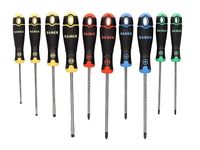 Bahco Schroevendraaierset | Gekleurd | 10-delig | Gleuf, PH1. PH2, PZ1, PZ2, T15, T20 - B219.010RB