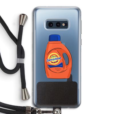 Ultra Sensitive: Samsung Galaxy S10e Transparant Hoesje met koord