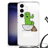 Samsung Galaxy S24 Stevig | Bumper Hoesje | Cactus Poo