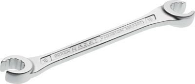 HAZET Dubbele ringsleutel · open 612-16X18 · Buitentwaalfkant profiel · SW 16 x 18 mm