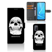 Telefoonhoesje met Naam OPPO A72 | OPPO A52 Skull Eyes
