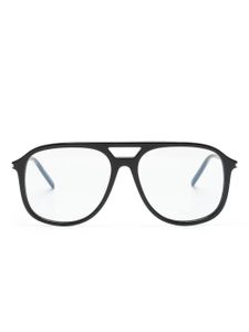 Saint Laurent Eyewear lunettes de vue à monture pilote - Noir