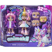 Aanpasbare pop - BANDAI - Animakii - HEA26348 - Eenhoorn en vleermuis