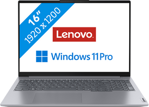 Lenovo ThinkBook 16 Laptop 40,6 cm (16") WUXGA Intel® Core™ i7 i7-13700H 16 GB DDR5-SDRAM 512 GB SSD Wi-Fi 6 (802.11ax) Windows 11 Pro Grijs
