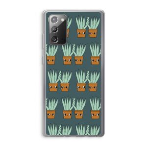 Sansevieria: Samsung Galaxy Note 20 / Note 20 5G Transparant Hoesje
