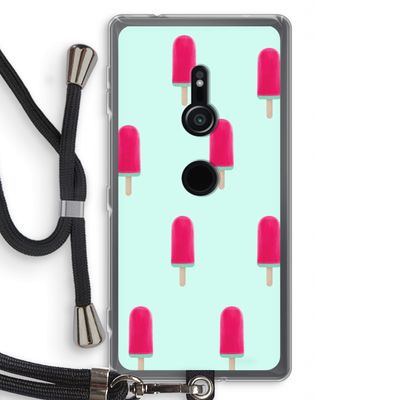 Waterijsje: Sony Xperia XZ2 Transparant Hoesje met koord