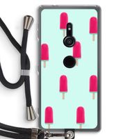 Waterijsje: Sony Xperia XZ2 Transparant Hoesje met koord