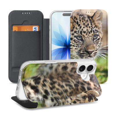 Apple iPhone 17 | Standcase | Hoesje Baby Luipaard