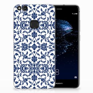 Huawei P10 Lite TPU Case Flower Blue