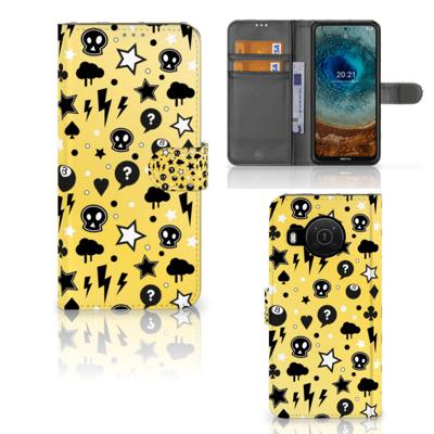 Telefoonhoesje met Naam Nokia X10 | Nokia X20 Punk Geel Telefoonhoesje met Naam Nokia X10 | Nokia X20 Punk Geel