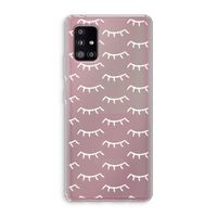 Wimpers: Samsung Galaxy A51 5G Transparant Hoesje