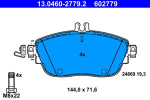 ATE Remblokset 13.0460-2779.2