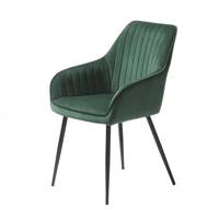 Nordic Home Kjell armstoel - velvet - groen