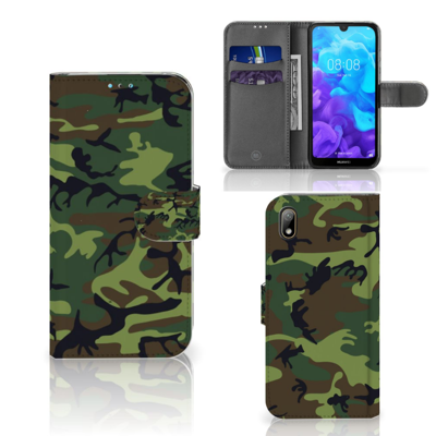 Huawei Y5 (2019) | Telefoon Hoesje | Army Dark