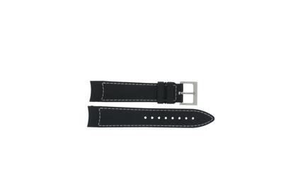 Horlogeband Hamilton H600.774.103 Rubber Zwart 20mm