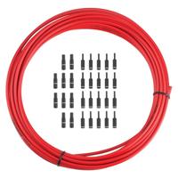 JAGWIRE Brake housing 5mm keb slick-lube (10m + end caps) - red JAGWIRE Brake housing 5mm keb slick-lube (10m + end caps) - red