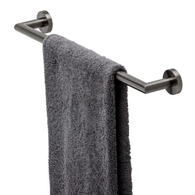 Geesa Nemox Handdoekrek 49.9cm Zwart metaal geborsteld 916507-09-45
