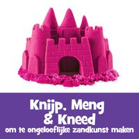 Kinetic Sand - 907 g roze speelzand om te mengen kneden en maken - Sensorisch speelgoed - thumbnail