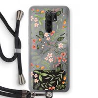 Sweet little flowers: Xiaomi Redmi 9 Transparant Hoesje met koord