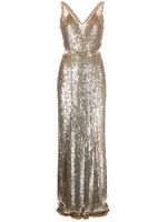 Jenny Packham robe Carole à sequins - Or